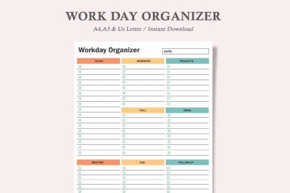 Download Work Day Organizer,Work Planner - Organizer Collection