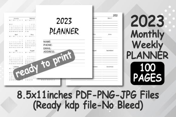Download 2023 Planner Monthly Weekly - 2023 planner Collection