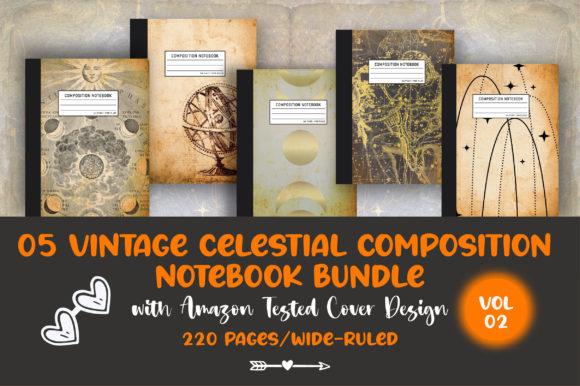 Download Celestial Composition Notebook Bundle - Celestial Collection