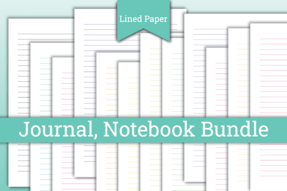Download Journal, Notebook Lined Paper Bundle - Lined paper Collection