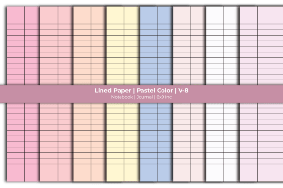 Download Pastel Lined Paper | Notebook | Journal - Lined paper Collection