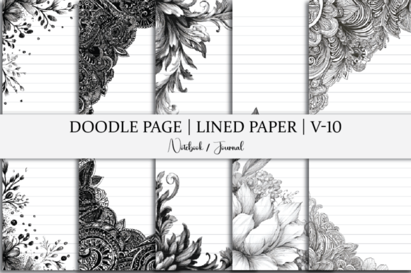 Download Lined Paper | Doodle Page | Notebook - Lined paper Collection