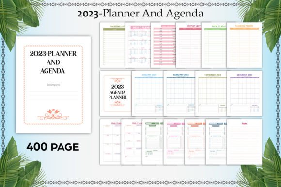 Download 2023 Planner and Agenda KDP Interior - 2023 planner Collection